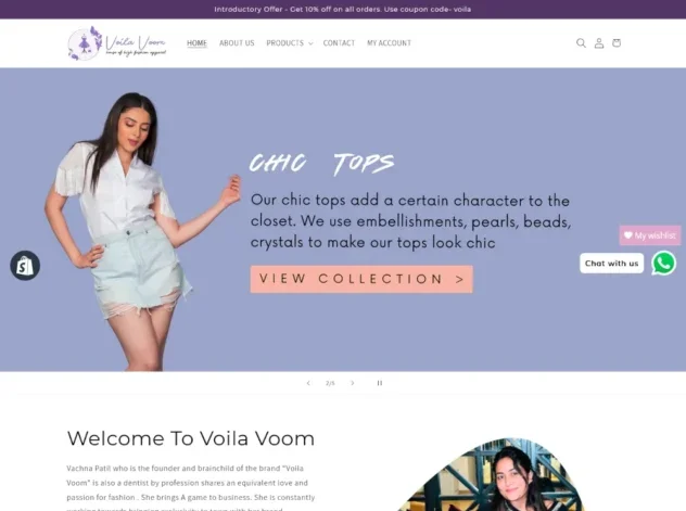 VoilaVoom website project